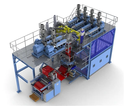 7\/9- vrstva Greentec Foung Film Extrusion Line